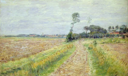 Olanda, paesaggio con campi mietuti, 1890